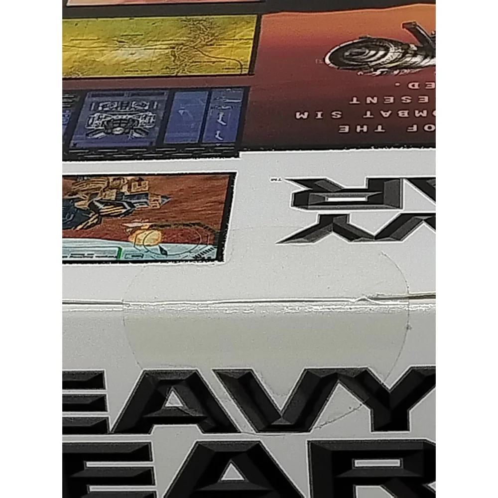 Activision Heavy Gear 1997 PC Big Box Windows 95 Combat Simulator Sci-Fi